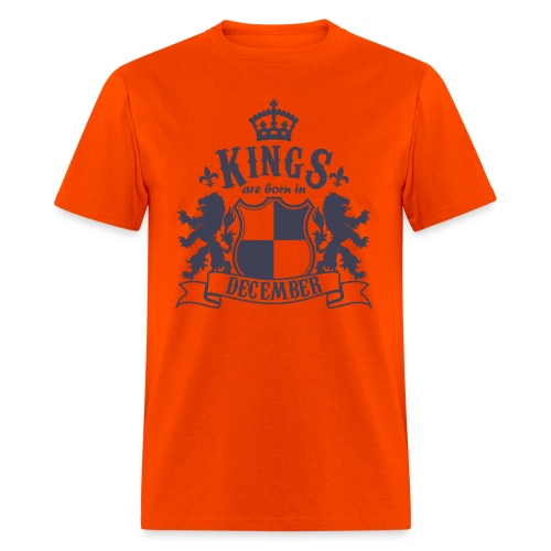 Kings are born in December - Men's T-Shirt