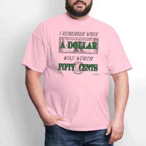Dollar Front/Back (Light Backgrounds) - Men's T-Shirt