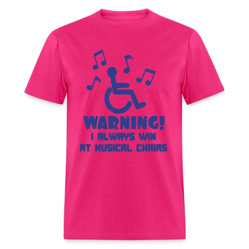 Wheelchair users always win at musical chairs - Men's T-Shirt