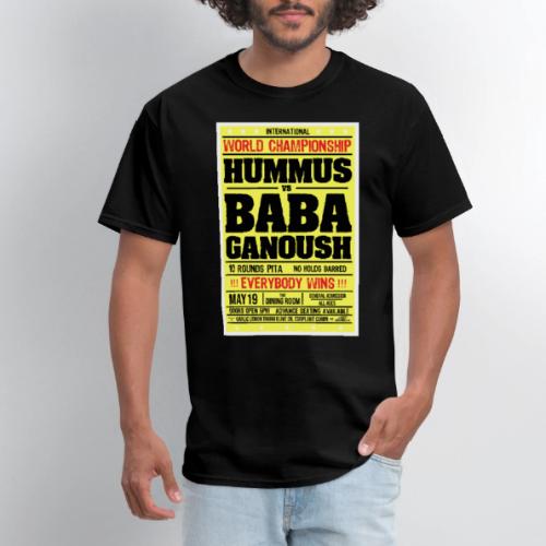Hummus versus Baba Ganoush - Men's T-Shirt