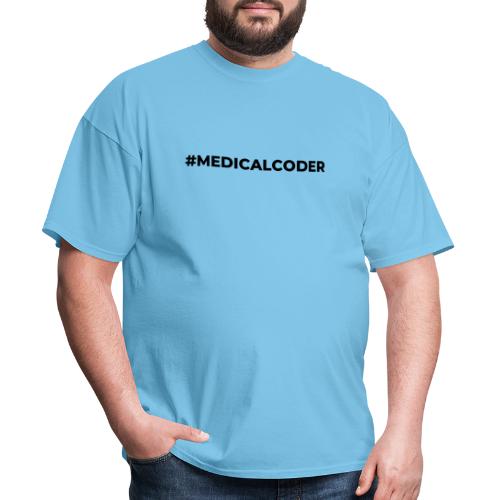 #medicalcoder black text - Men's T-Shirt