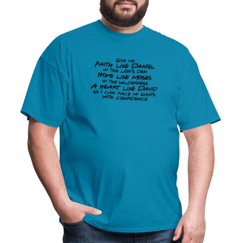 Face Your Giants with Confidence - Men's T-Shirt