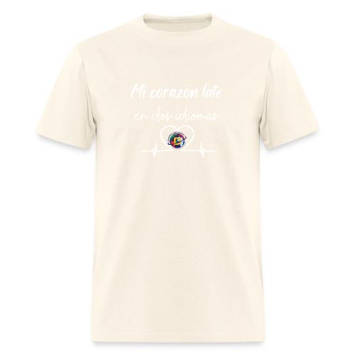 Spanish Immersion Shirts logo White - Men's T-Shirt