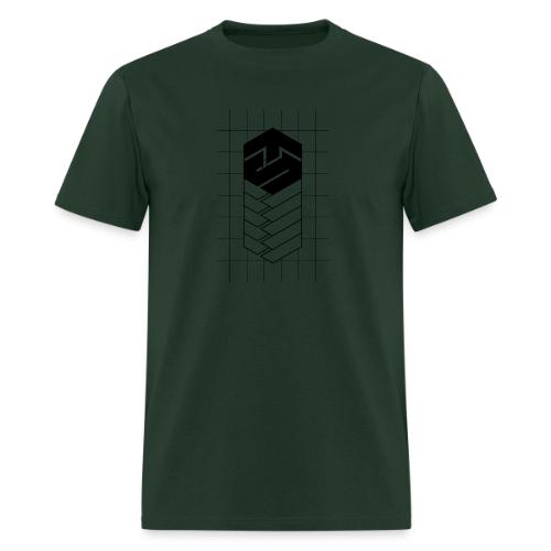 Tech Steve Bkack V-Groved Collection - Men's T-Shirt