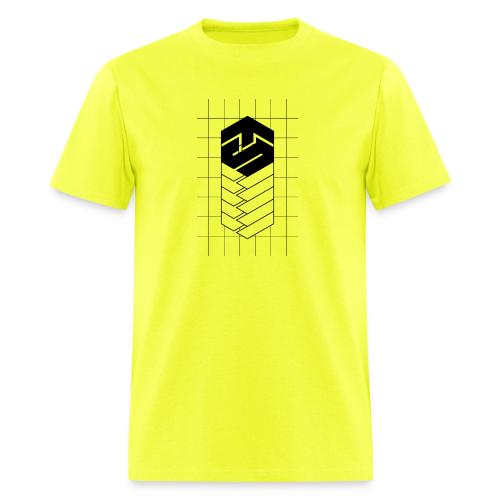 Tech Steve Bkack V-Groved Collection - Men's T-Shirt