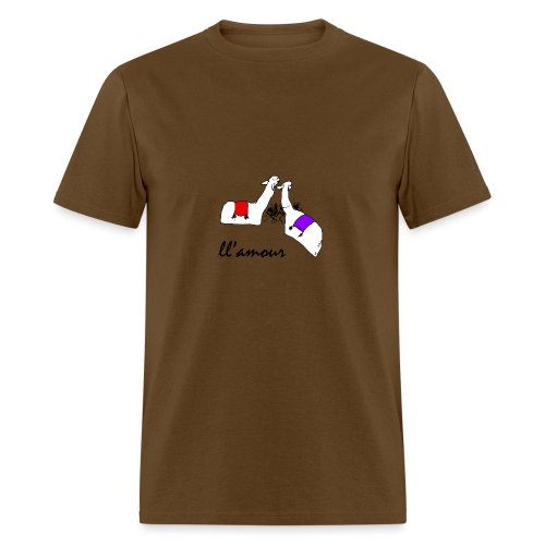 Llamour (color version). - Men's T-Shirt