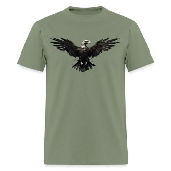 Eagle - Men's T-Shirt - military green - Front - Jose (178cm)