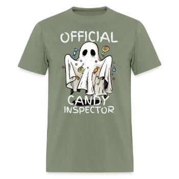 CANDY inspector - Men's T-Shirt - military green - Front - Jose (178cm)