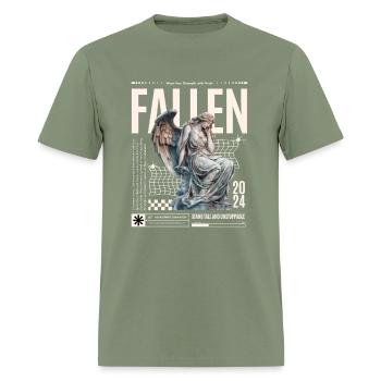 FALLEN Angel - Men's T-Shirt - military green - Front - Jose (178cm)