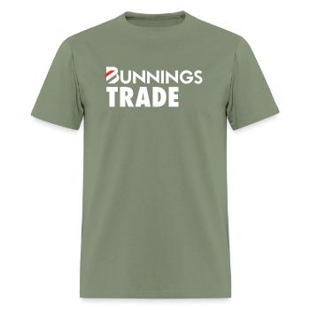 bunnings trade shirt - Men's T-Shirt - military green - Front - Jose (178cm)