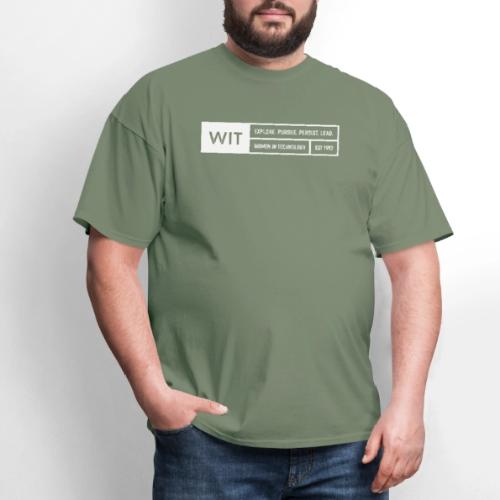 WIT Explore Persue Persist Lead White - Men's T-Shirt