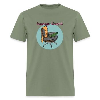 Lounge Lizard - Men's T-Shirt - military green - Front - Jose (178cm)