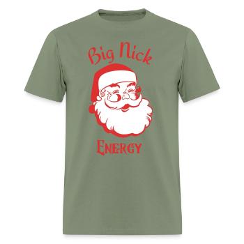 Big Nick - Men's T-Shirt - military green - Front - Jose (178cm)