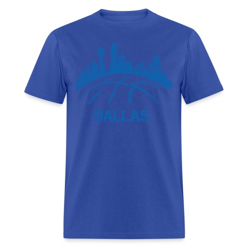 Dallas Basketball Skyline - Men's T-Shirt