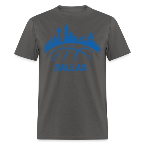 Dallas Basketball Skyline - Men's T-Shirt