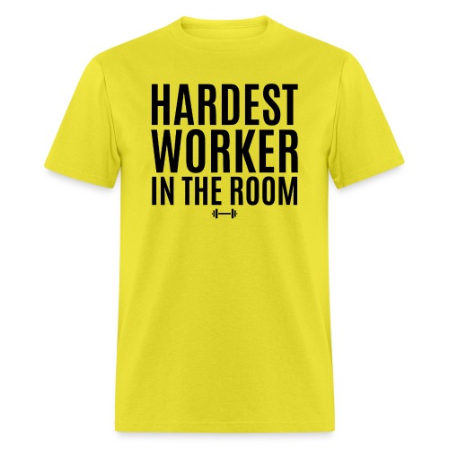 Hardest Worker In The Room tank - Men's T-Shirt