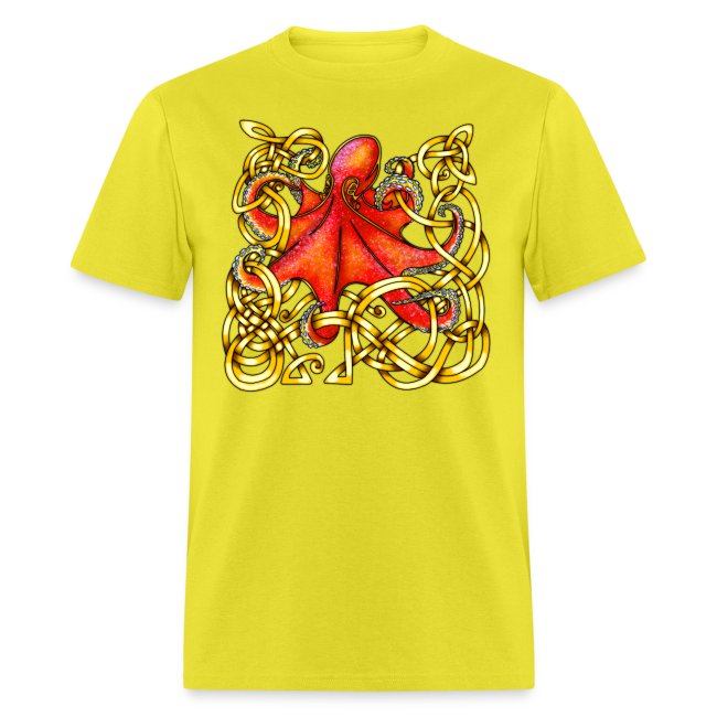 Octopus - Red & Gold