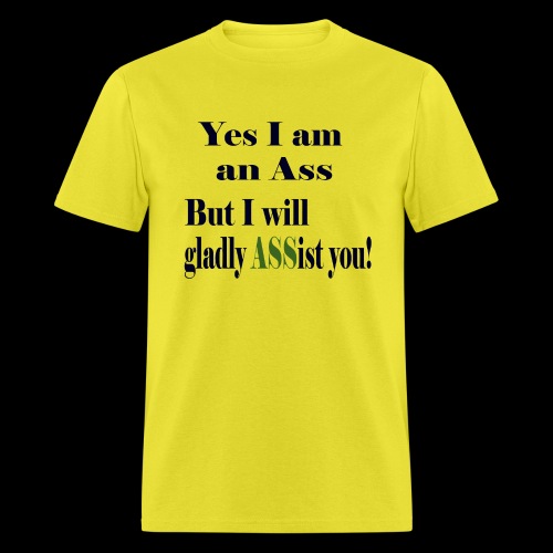yes i am an ass - Men's T-Shirt