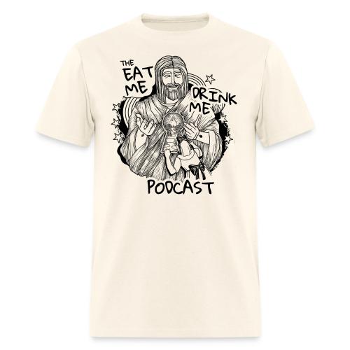 Eat Me Drink Me Podcast revamped logo - Men's T-Shirt