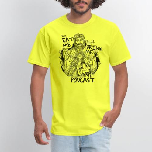 Eat Me Drink Me Podcast revamped logo - Men's T-Shirt