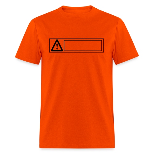warning sign - Men's T-Shirt
