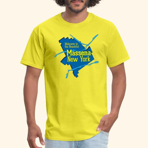 Massena NY Blue - Men's T-Shirt