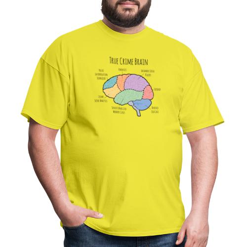 True Crime Lovers Brain - Men's T-Shirt