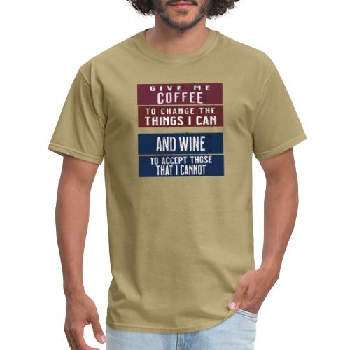Coffee and Wine Serenity - Men's T-Shirt