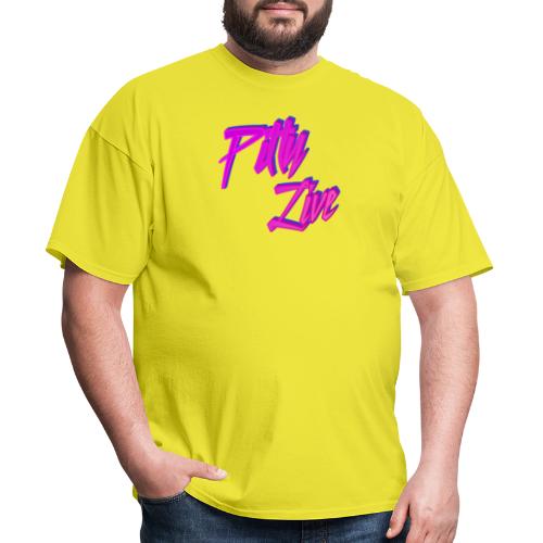 PittyLive Retrowave Logo - Men's T-Shirt