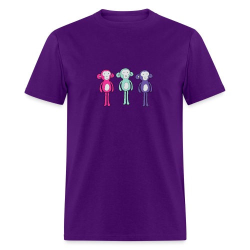 Three chill monkeys - Men's T-Shirt
