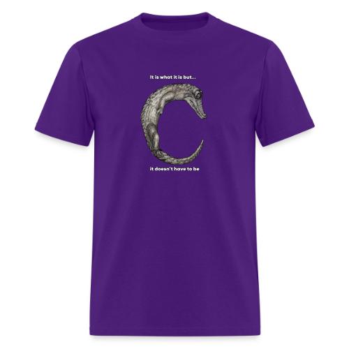 croc with text - Men's T-Shirt