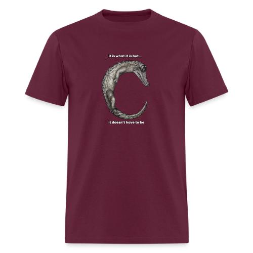 croc with text - Men's T-Shirt