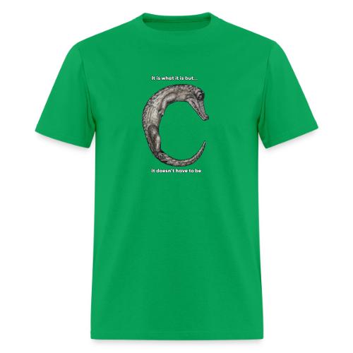 croc with text - Men's T-Shirt