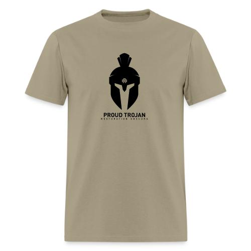 RO Trojan Battle Helmet - Men's T-Shirt