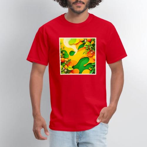 Fresh Citrus Summer Vibes Art - Men's T-Shirt