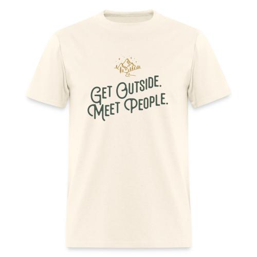 Get Out. Meet People. Simplified - Men's T-Shirt