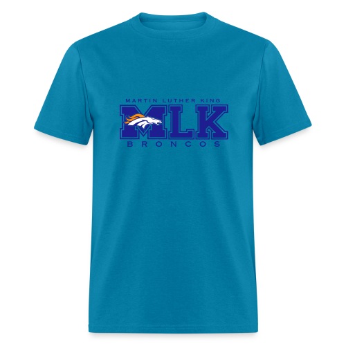 MLKBroncos (Blue) - Men's T-Shirt
