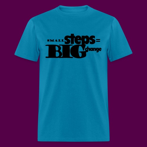small steps black - Men's T-Shirt