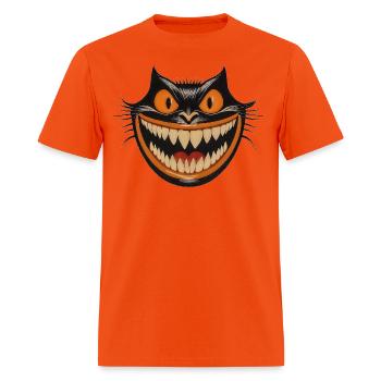 Maniacal Halloween Cat - Men's T-Shirt - orange - Front - Jose (178cm)