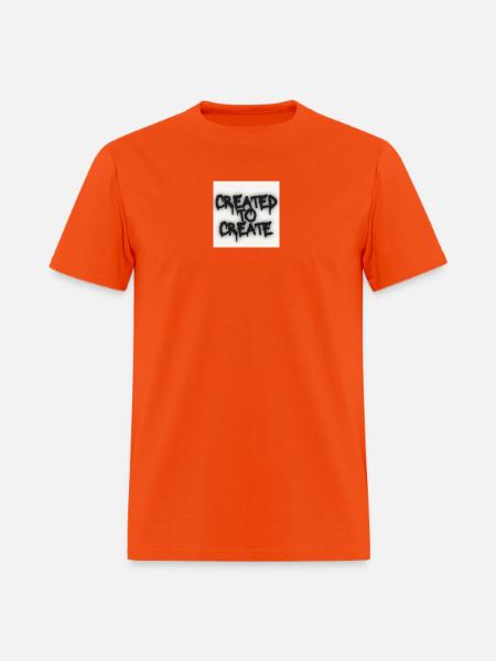 Created to Create - Men's T-Shirt - orange