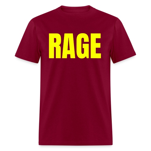 RAGE Rave EDM PLUR Party Lifestyle - Men's T-Shirt
