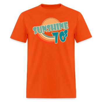 Sunshine 70s - Men's T-Shirt - orange - Front - Jose (178cm)