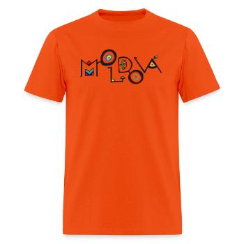 Moldova ornamental - Men's T-Shirt - orange - Front - Jose (178cm)