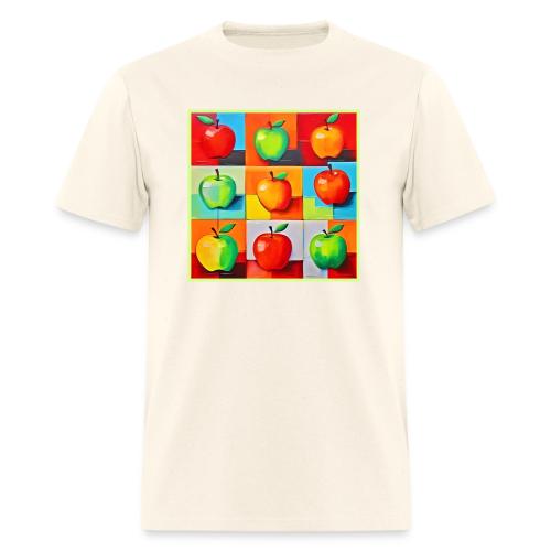 Colorful Apple Grid - Men's T-Shirt