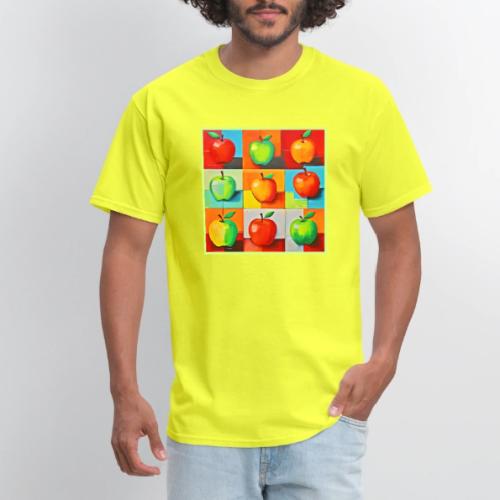 Colorful Apple Grid - Men's T-Shirt