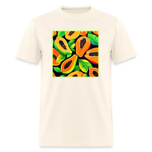 Tropical Papaya Paradise - Men's T-Shirt