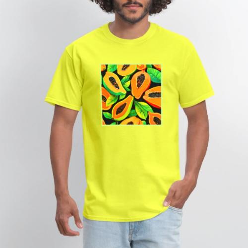 Tropical Papaya Paradise - Men's T-Shirt