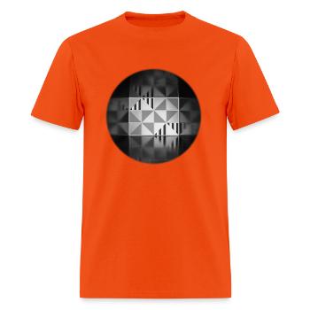 Pixel Pyramid - Men's T-Shirt - orange - Front - Jose (178cm)
