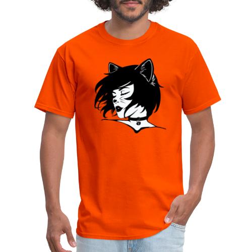 Cute Kitty Cat Halloween Costume (Tail on Back) - Men's T-Shirt