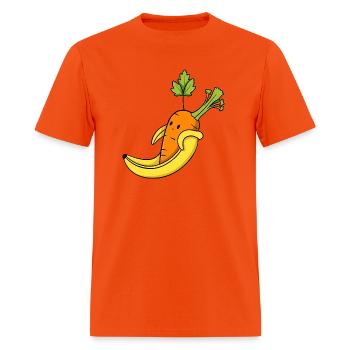 Carrot - Men's T-Shirt - orange - Front - Jose (178cm)